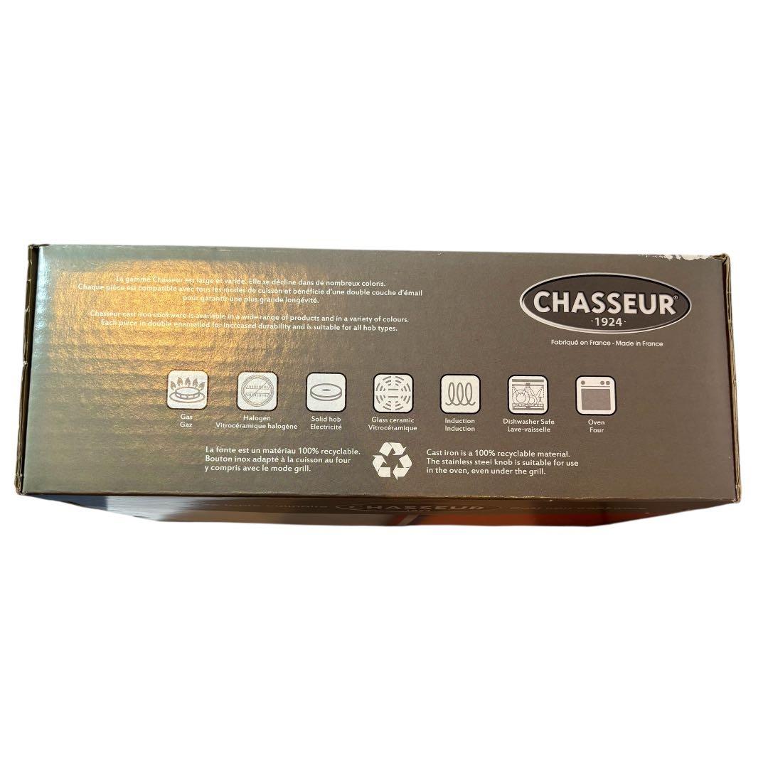 CHASSEUR 20cm 両手鍋 未使用 ブラック
