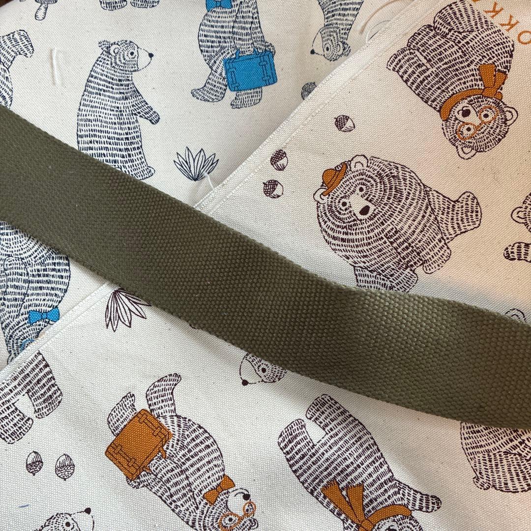 確認　帆布生地部分と取手