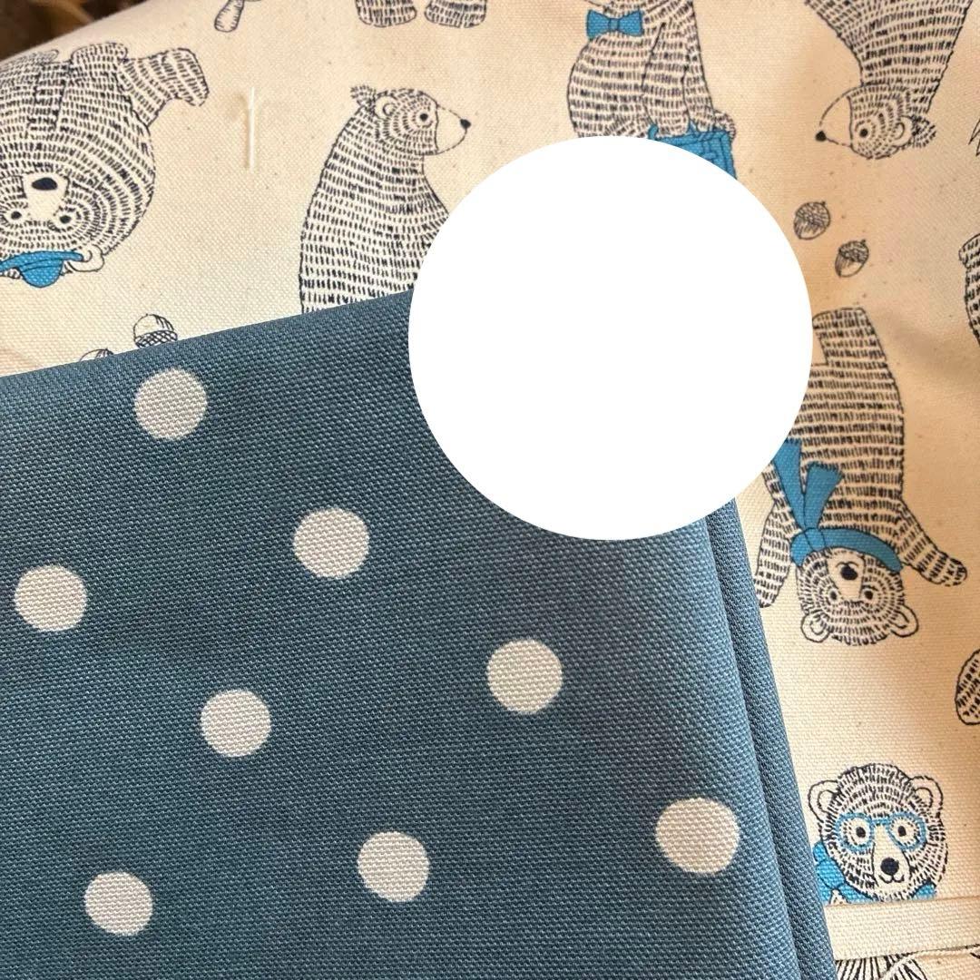 確認　帆布生地部分と取手