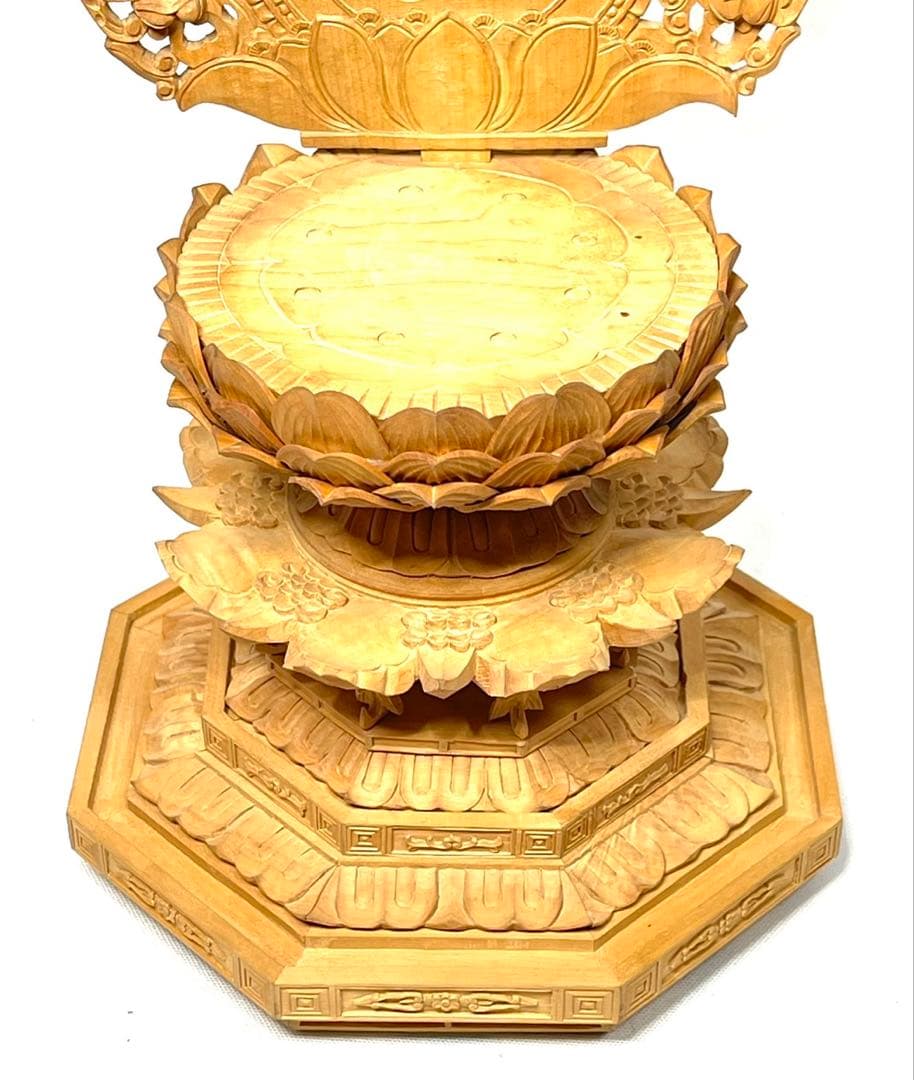 釈迦如来座像　木彫仏像　仏教美術