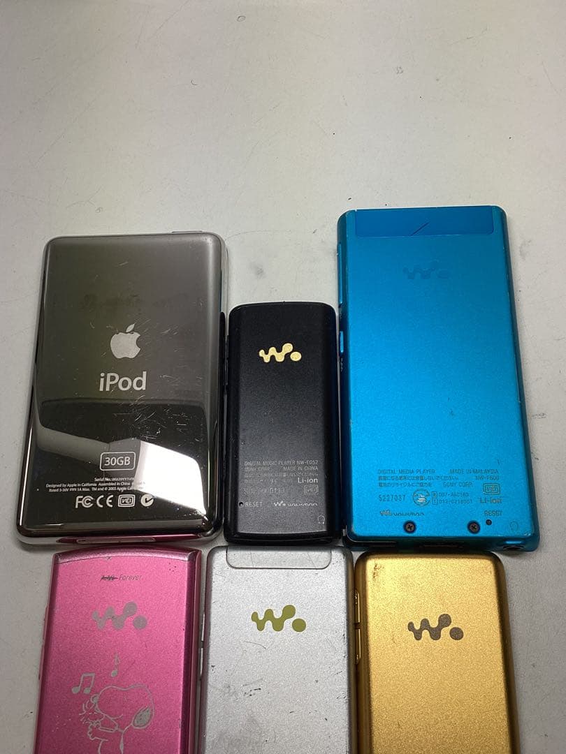 プ*迎様 SONY WALKMAN & ipod まとめて6点　ジャンク品