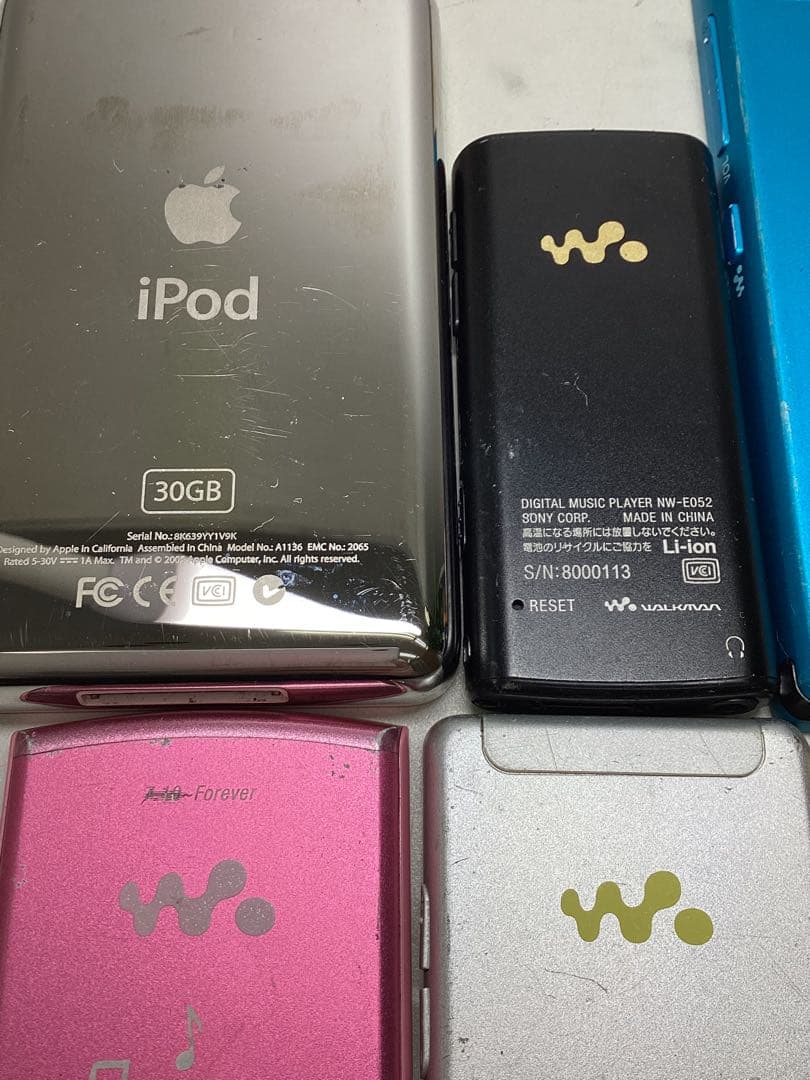 プ*迎様 SONY WALKMAN & ipod まとめて6点　ジャンク品
