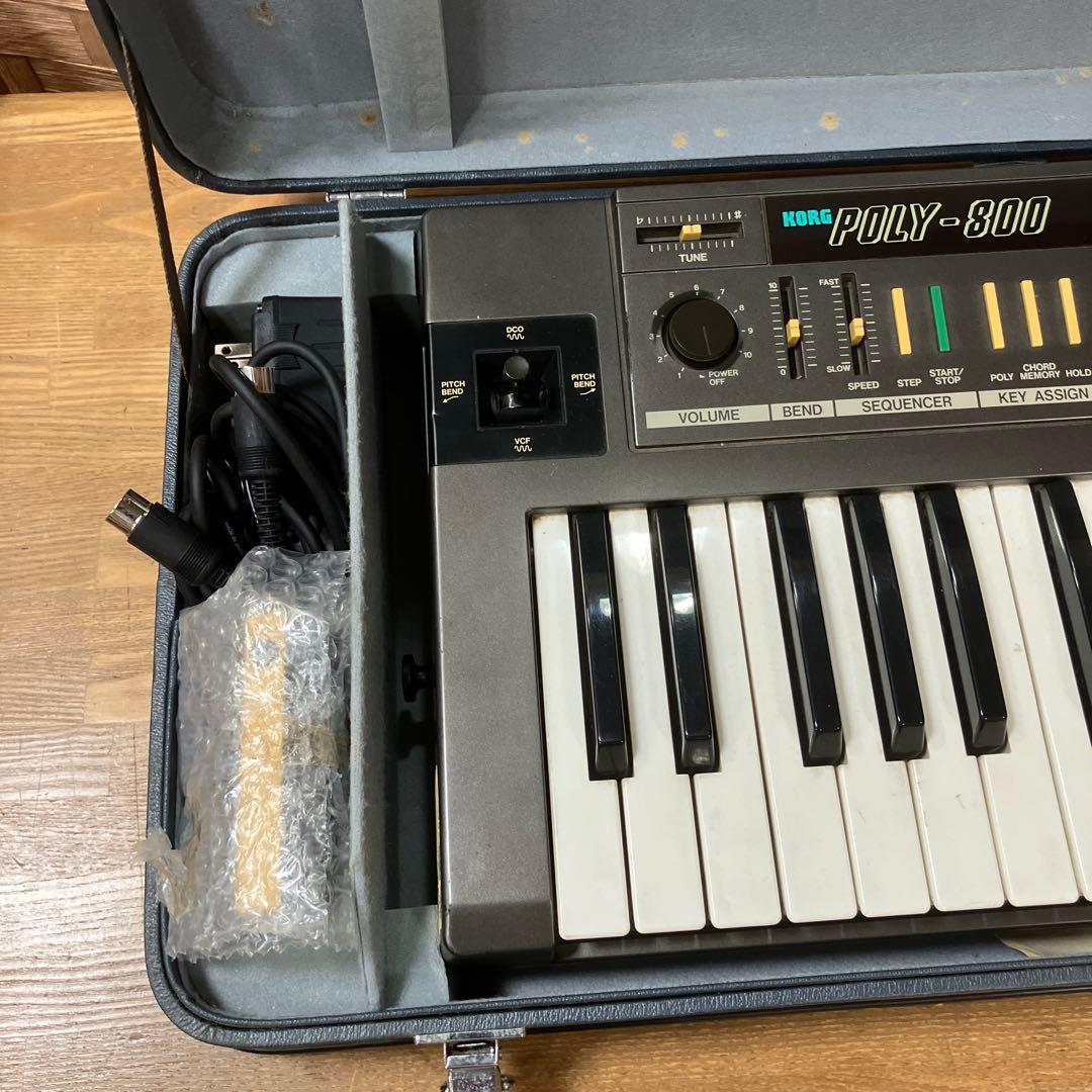 【ジャンク】KORG POLY-800 シンセサイザー　修理　部品取り