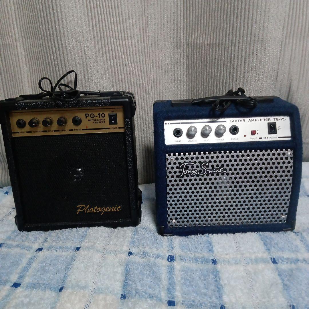 ブラック エレキギター アンプ エフェクター セット 動作確認済み 良好