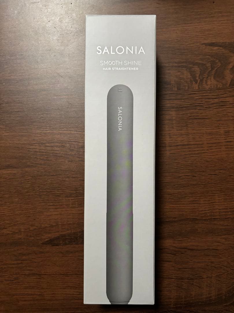 SALONIA スムースシャイン ヘアアイロン グレー