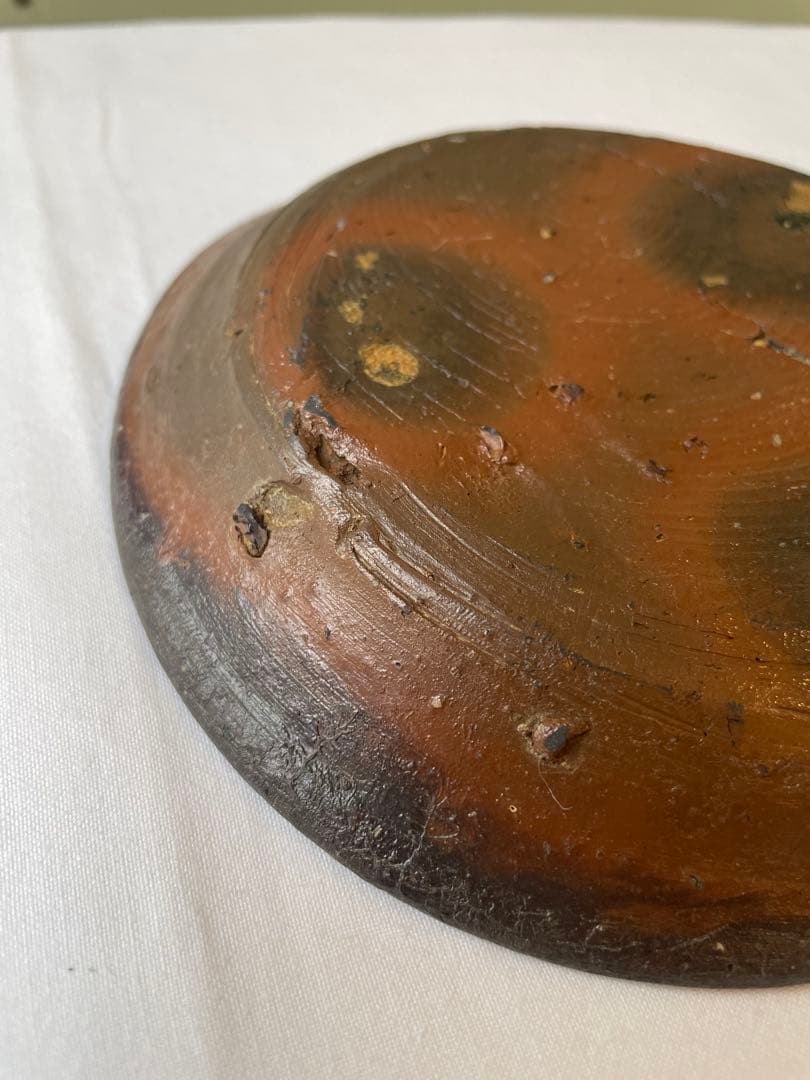 國吉清尚 作　焼締　皿