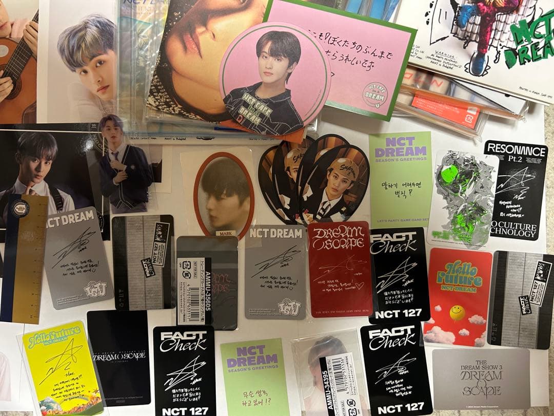 マーク トレカ、CD等 NCT127、NCTDREAM