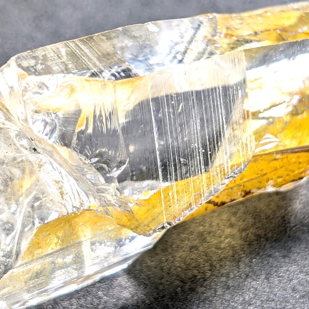 【透明度が高いコロンビア産】ゴールデンレムリアン水晶 レムリアンシードクリスタル