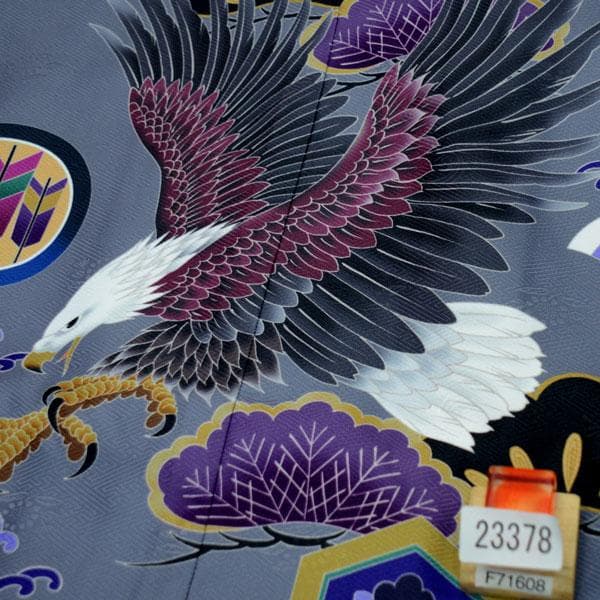 七五三 男児 羽織袴フルセット 五歳 お仕立て無料 袴変更可能 NO23378