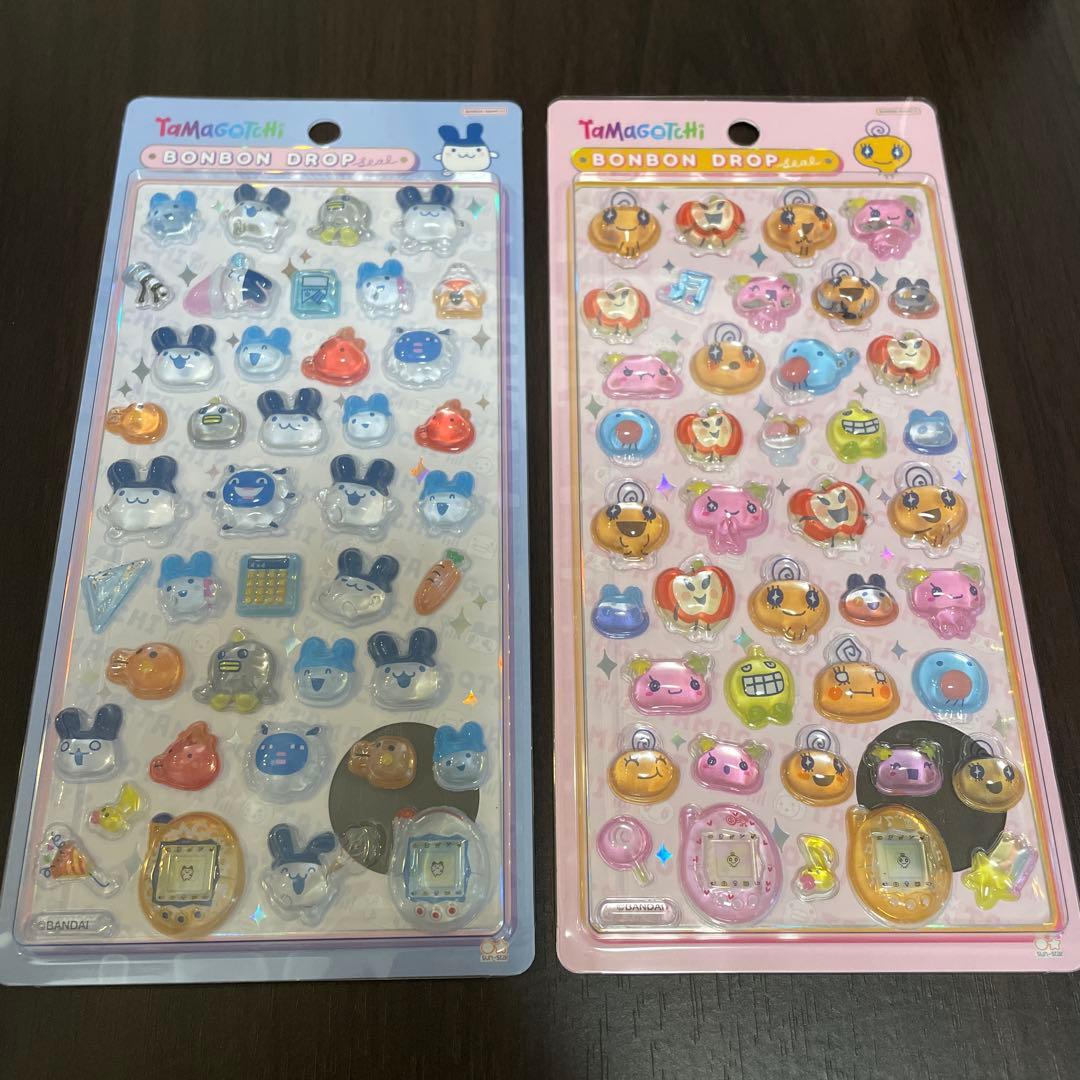 【正規品】たまごっち ボンボンドロップシール 4種類セット サンスター文具