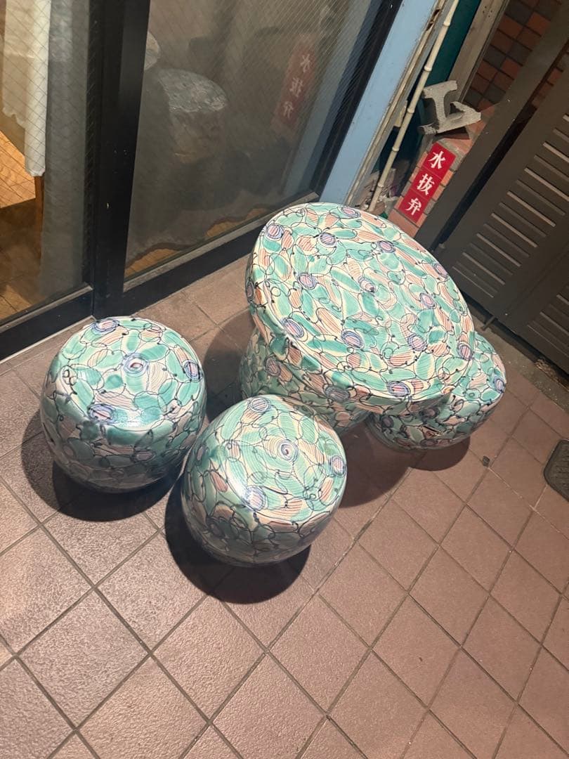 有田焼　椅子1脚