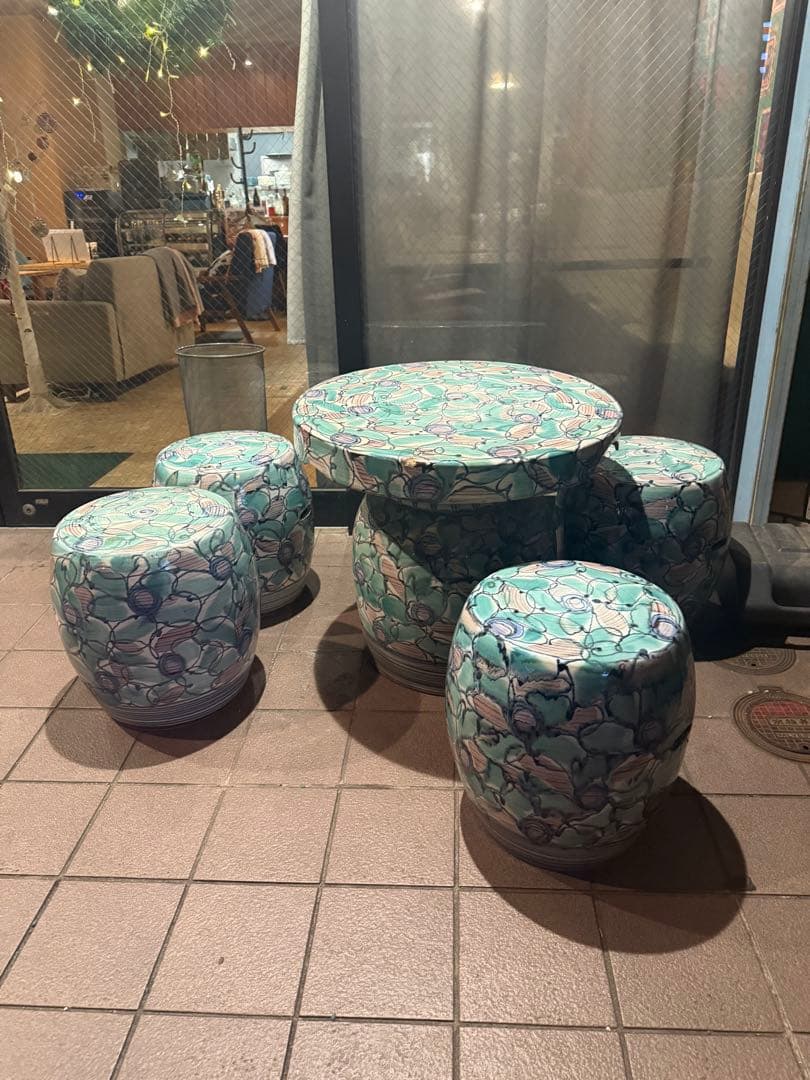 有田焼　椅子1脚