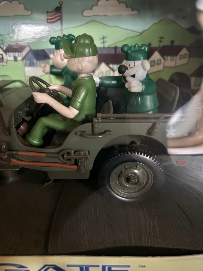 ミニカー　ウィリスジープミニカー1/18　ジープアドベンチャーズゲート