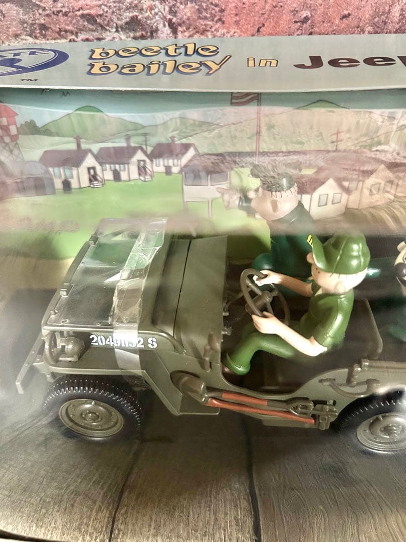 ミニカー　ウィリスジープミニカー1/18　ジープアドベンチャーズゲート