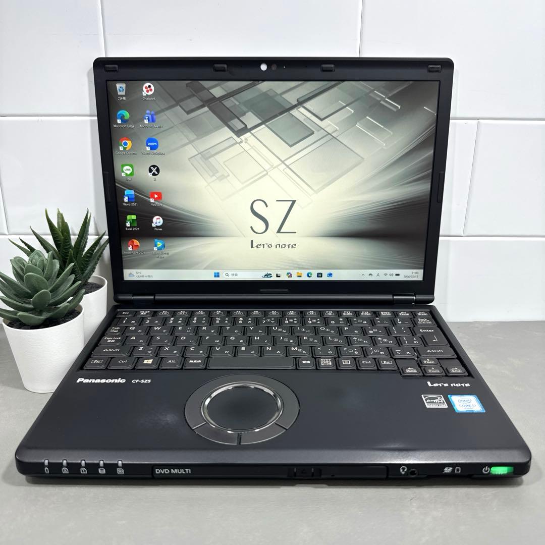 【限定】レッツノートジェットブラックcfsz☘️corei7☘SSD512GB