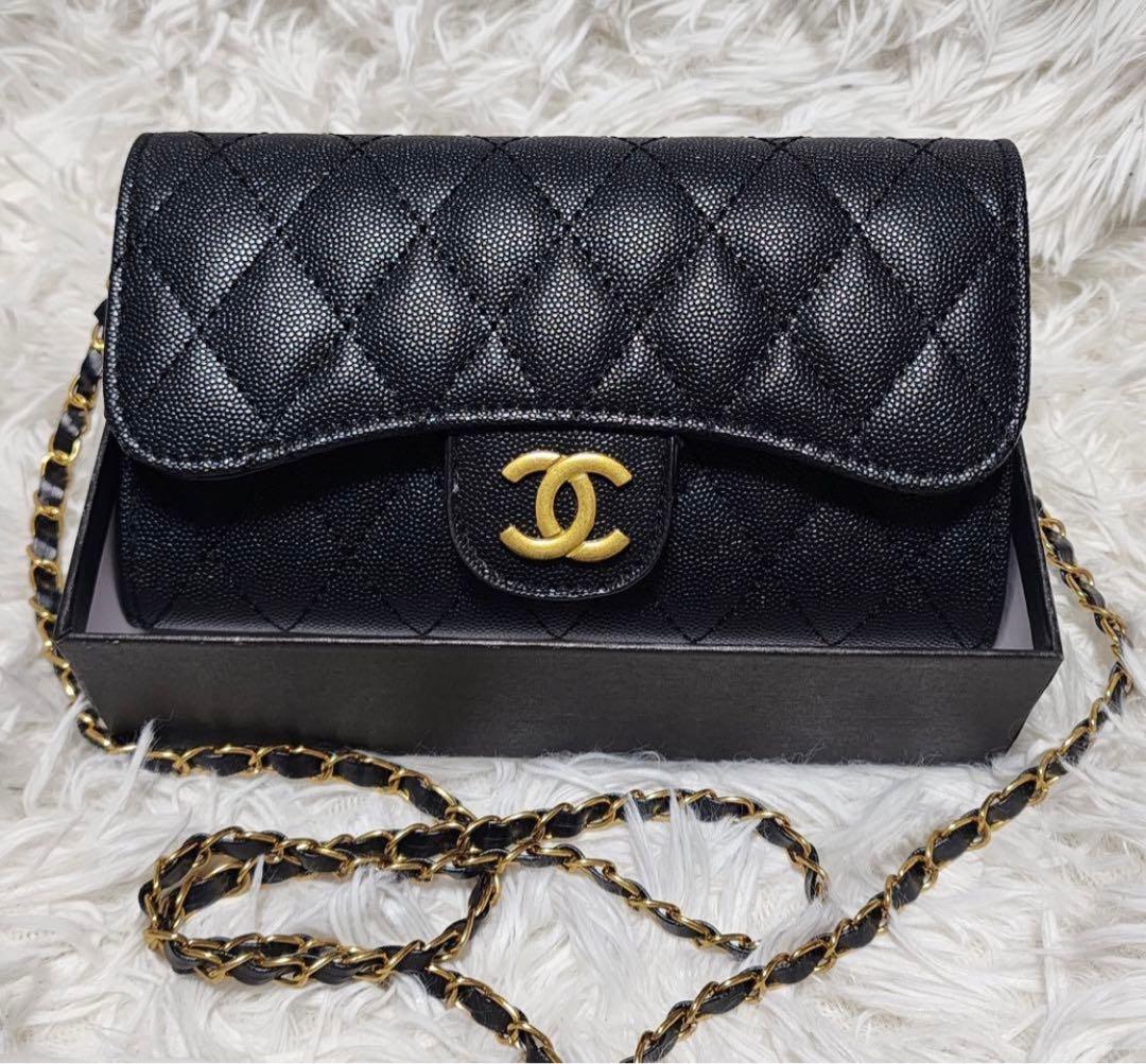 CHANEL　ノベルティ　長財布　チェーンウォレット　ショルダー　財布