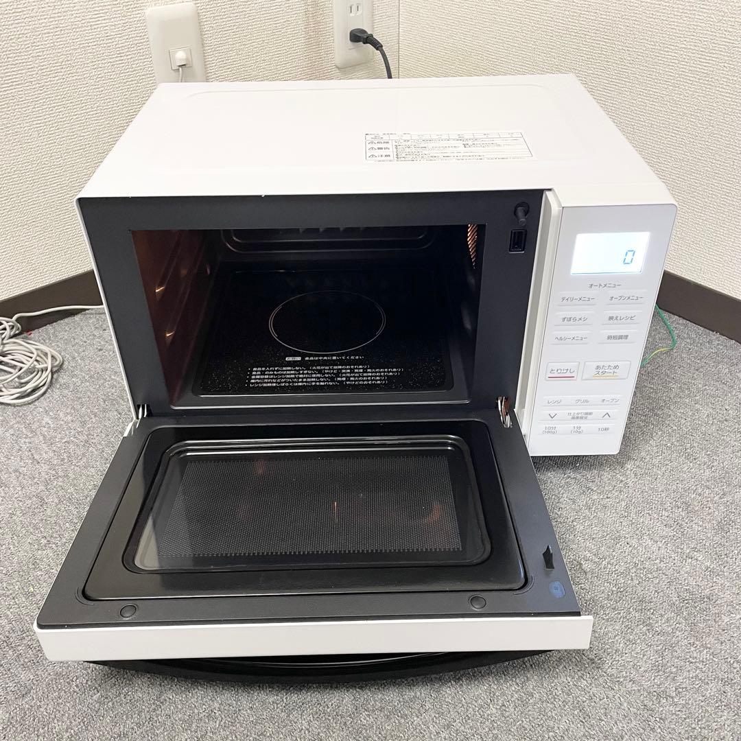 【良品】アイリスオーヤマ オーブンレンジ MO-F1810-W 2023年製F