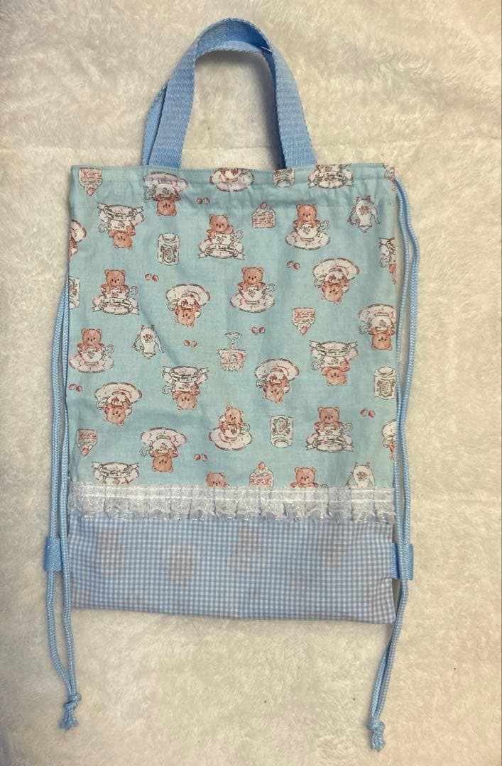 くまさん柄　入園グッズ　5点セット