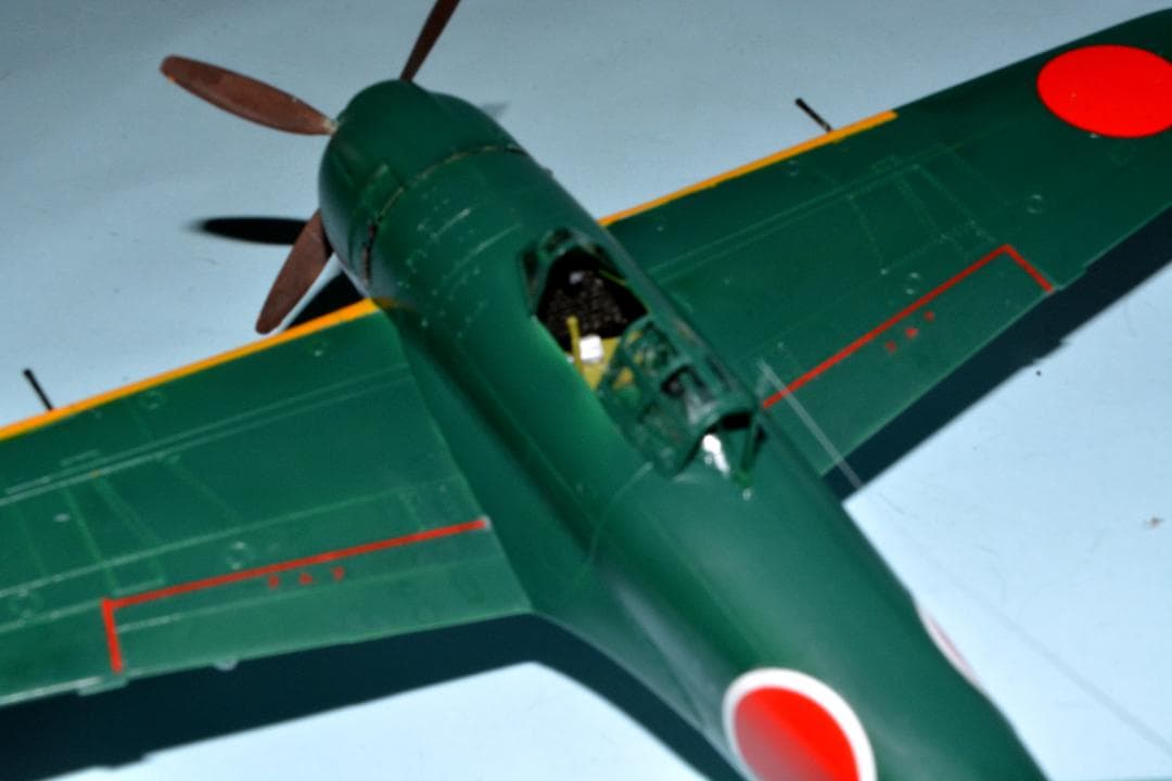[完成品]1/48スケール　日本海軍　局地戦闘機『紫電』1１型甲