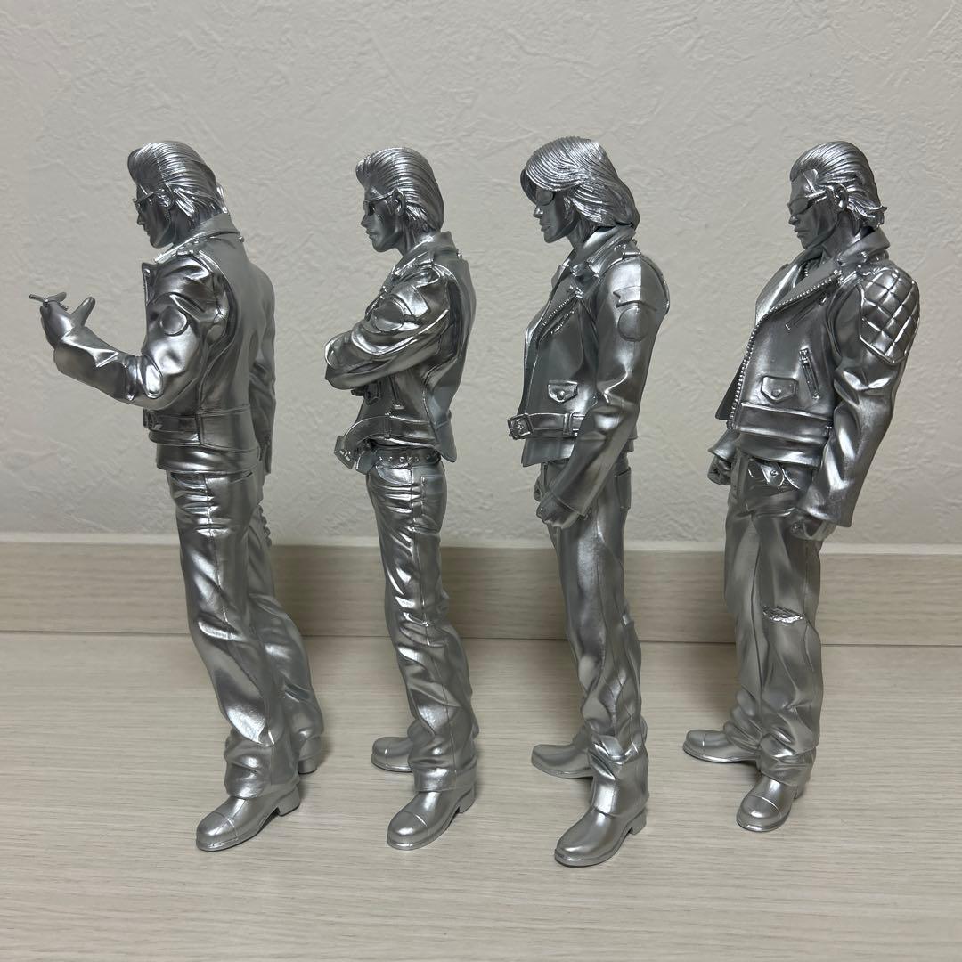 クローズ＆WORST 20周年記念フィギュアのみ シルバー4体セット