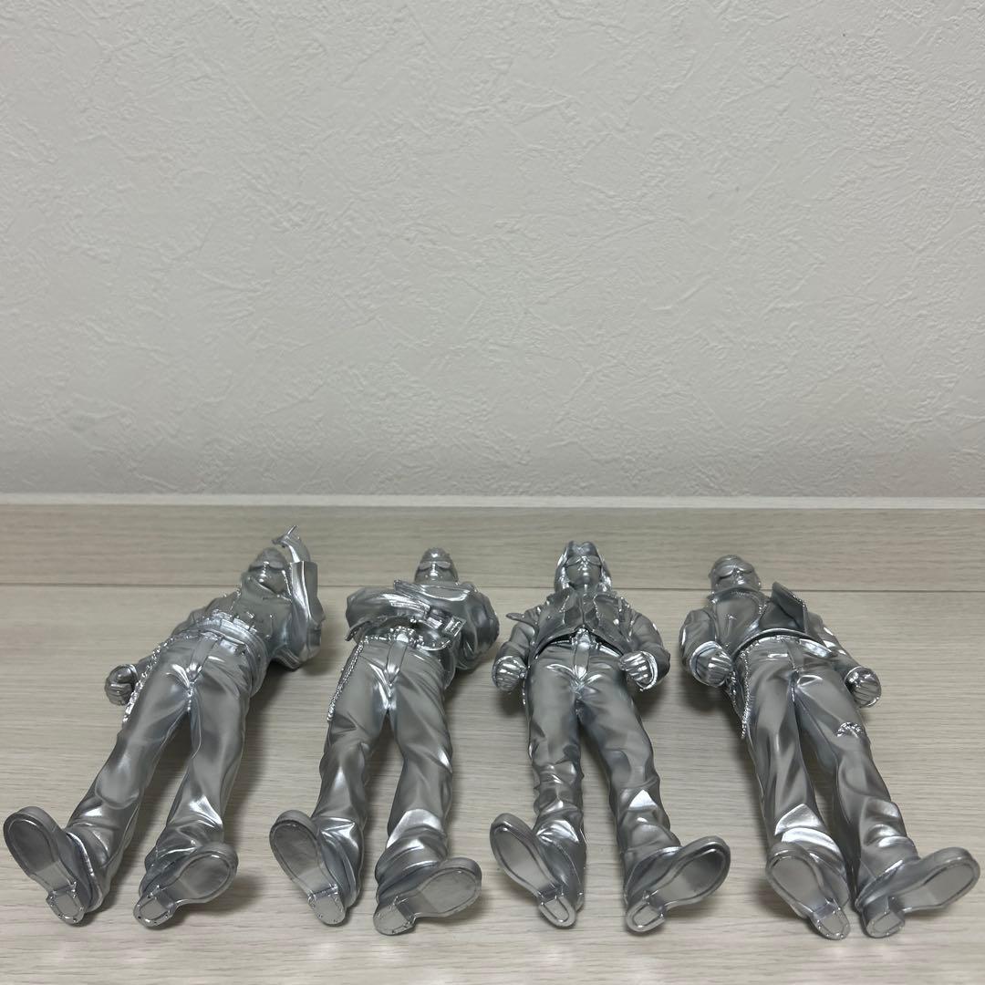 クローズ＆WORST 20周年記念フィギュアのみ シルバー4体セット