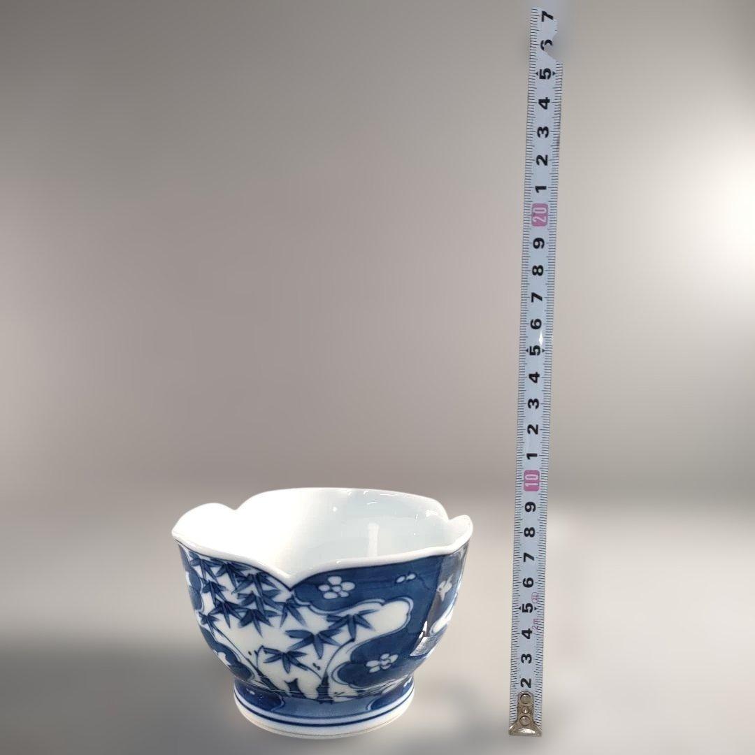 A1396-4/有田焼/祥瑞意花草文小鉢10客/共箱/飾鉢/盛鉢/向付/懐石道具