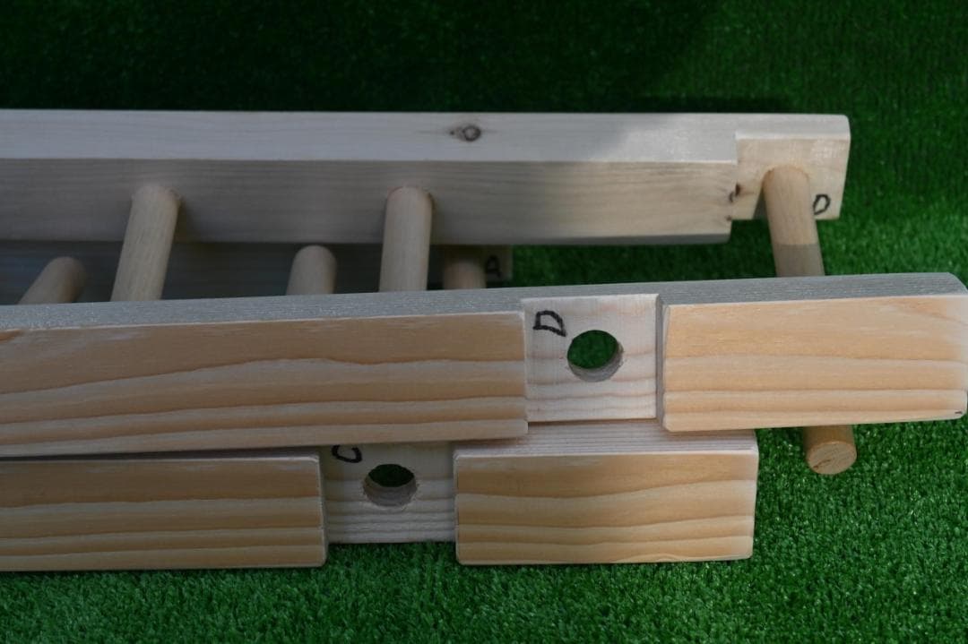 織り機 / 整経台　簡単組み立て式 6段 ②