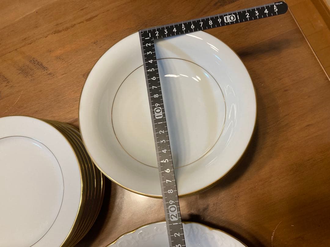 Noritake 食器セット 31点 ホワイト ゴールドライン、グラタン皿