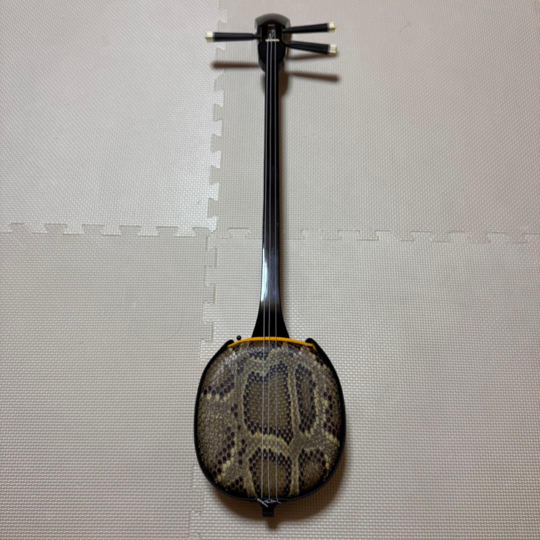美品 沖縄 琉球 三線 ケース付 伝統楽器