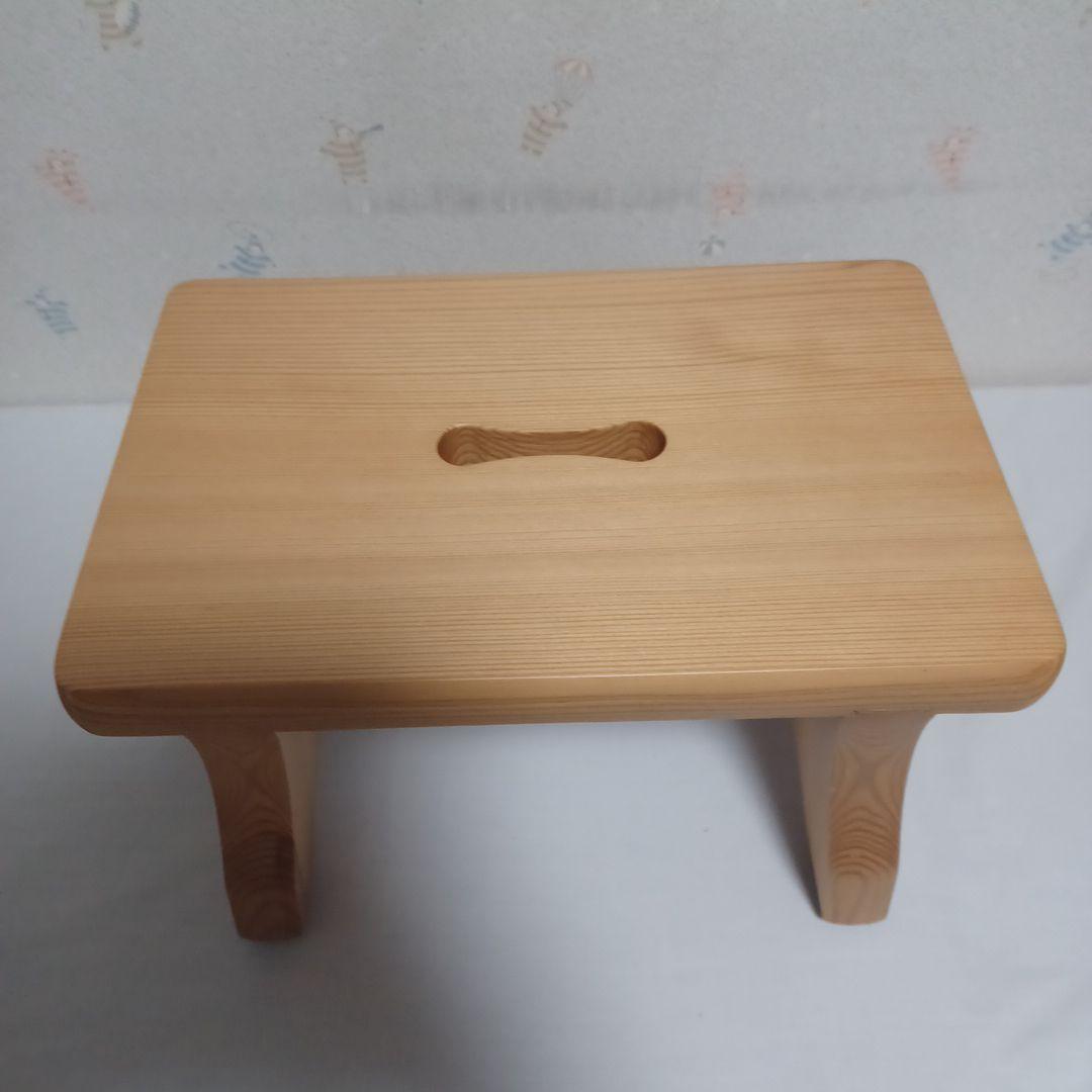 大館秋田天然杉の風呂用イス 中