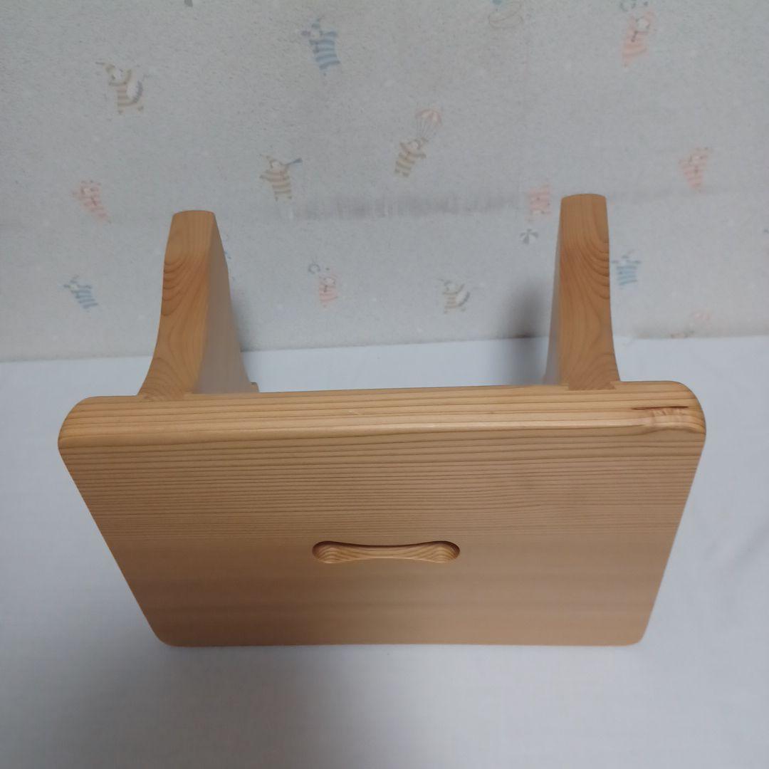 大館秋田天然杉の風呂用イス 中