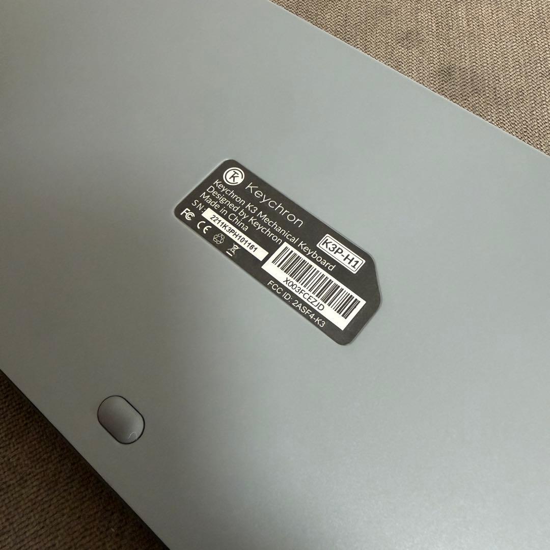 Keychron K3 Pro RGB 赤軸 US配列