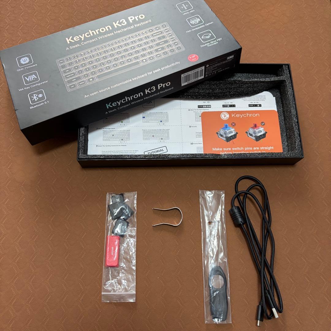 Keychron K3 Pro RGB 赤軸 US配列