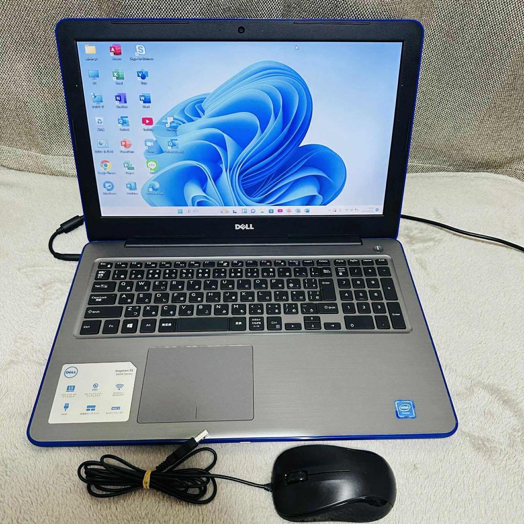 S123 DellノートパソコンSSD高速WEBカメラWindows11オフィス