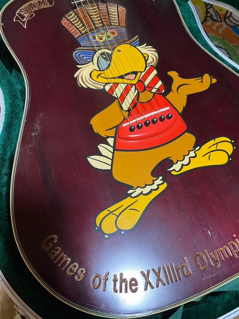 イーグルサムギター　ロサンゼルスオリンピック記念ギター　アコギ　送料無料