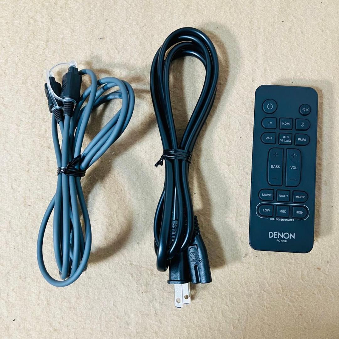 【美品 動作品】DENON サウンドバー DHT-S216 リモコン付き デノン