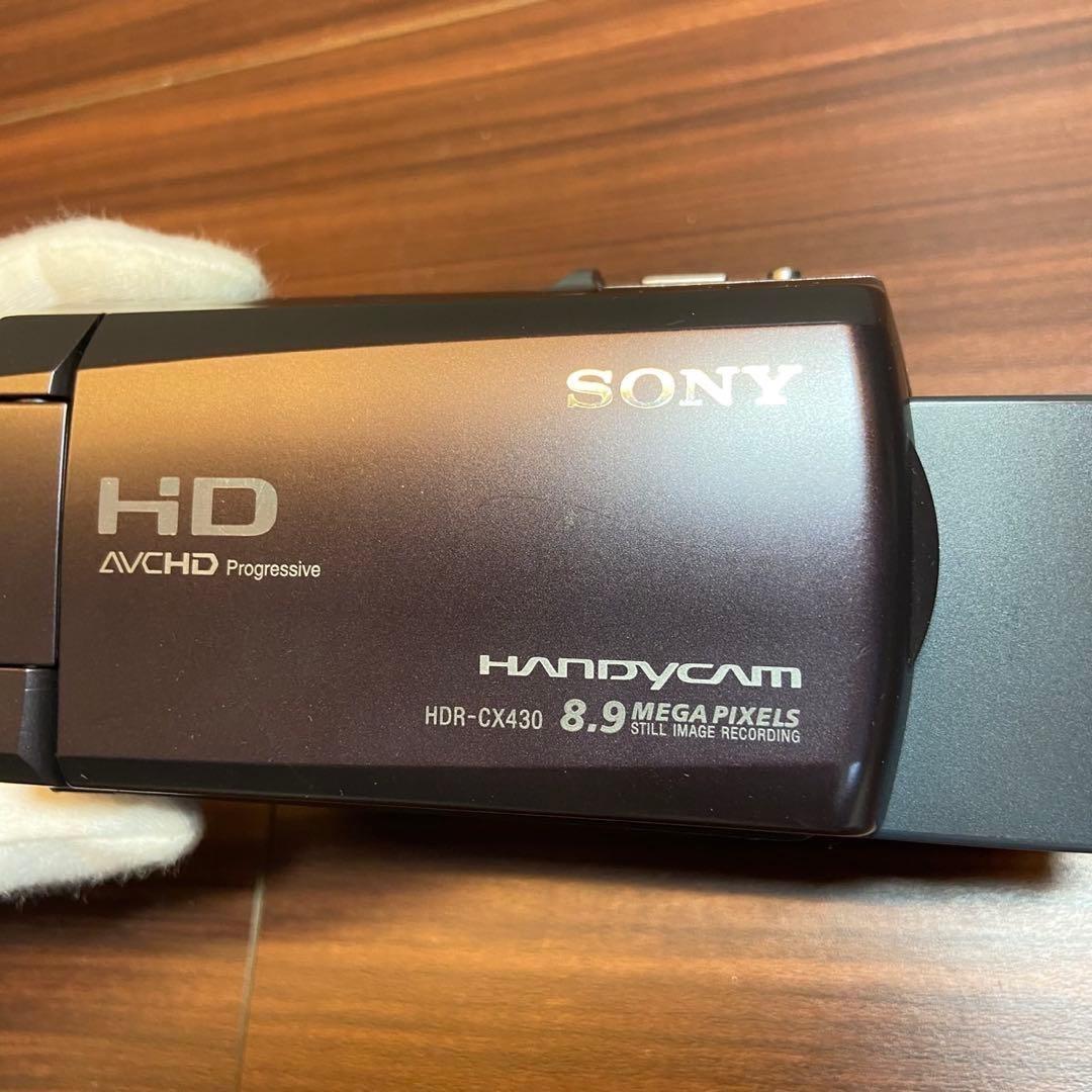 SONY HDR-CX430V ビデオカメラ ほぼ新品 4957