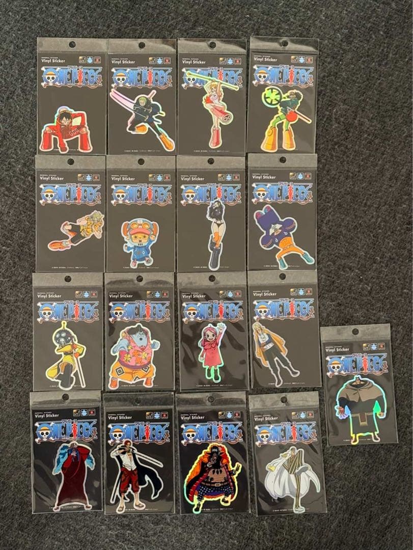 ONE PIECE Vinyl Stickerセット 27枚 まとめ売り