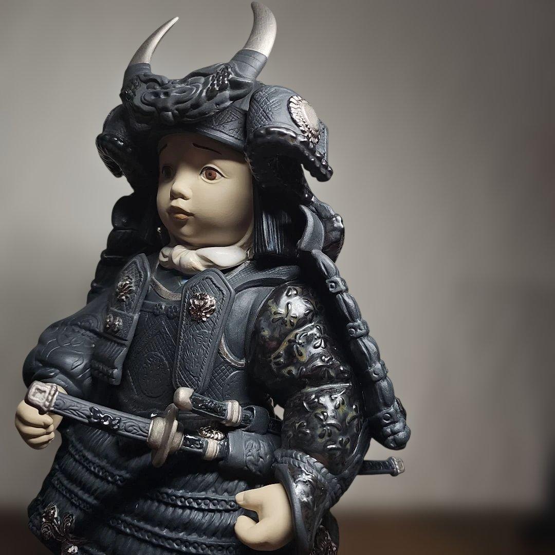 リアドロ若武者(Silver) 五月人形