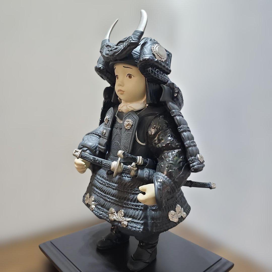 リアドロ若武者(Silver) 五月人形