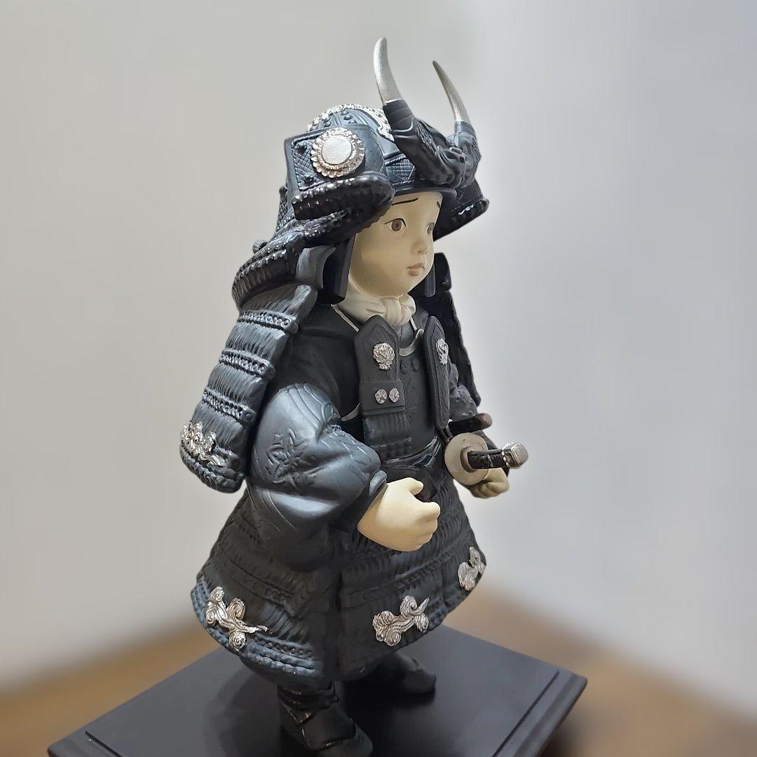 リアドロ若武者(Silver) 五月人形