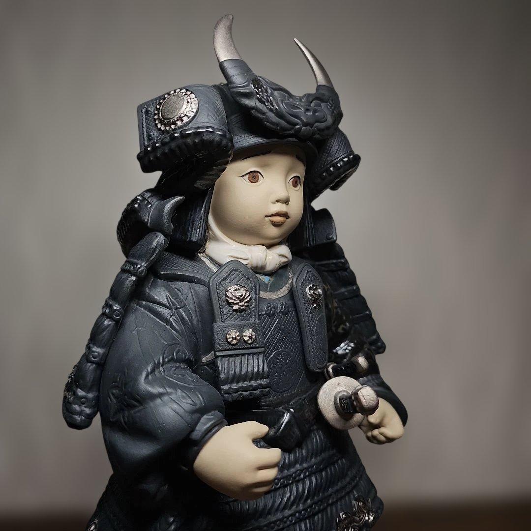 リアドロ若武者(Silver) 五月人形