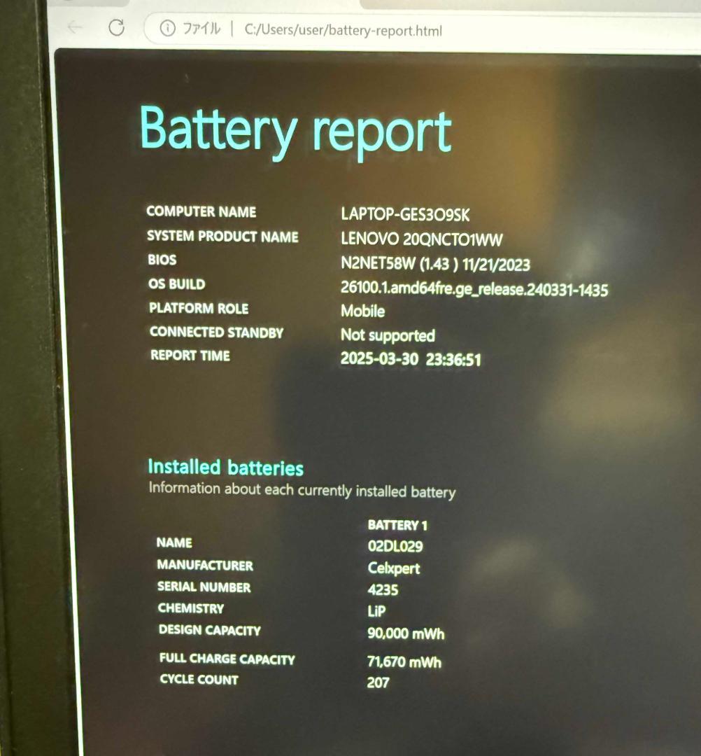 Lenovo ThinkPad P53 Core i7 メモリ96GB パソコン