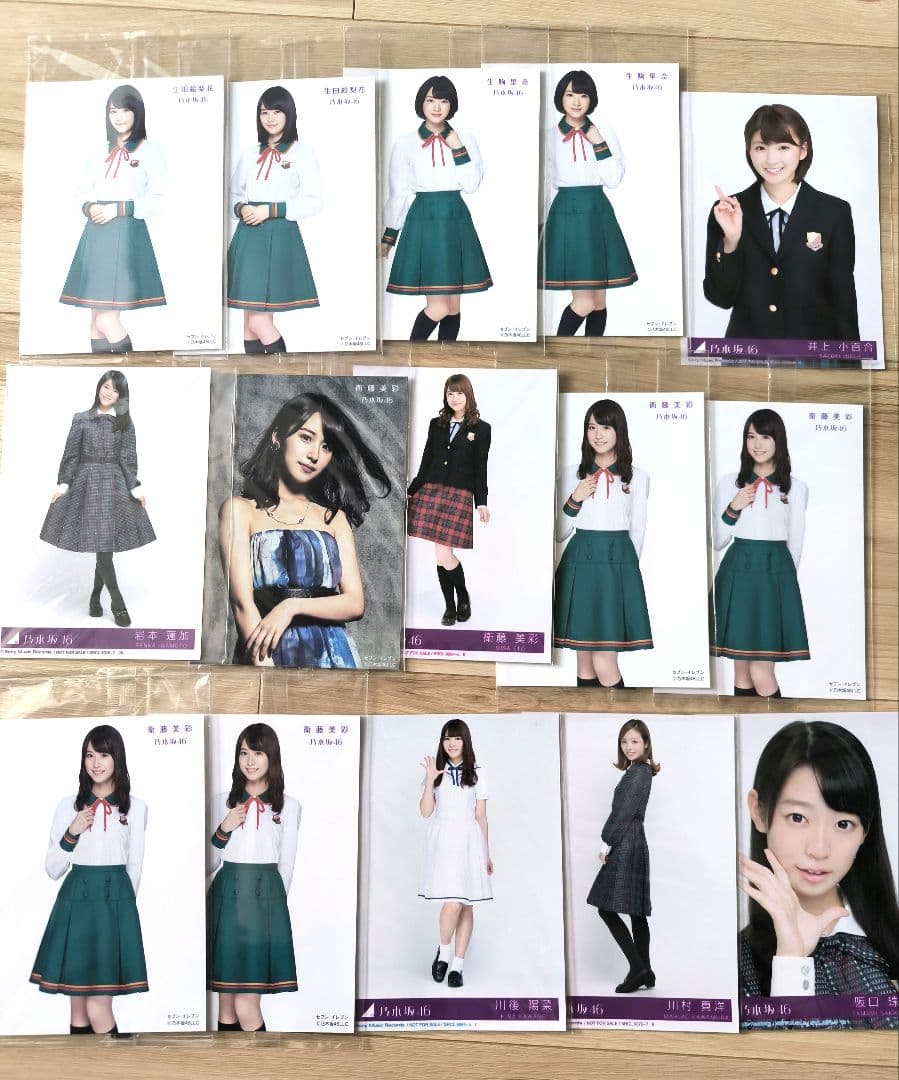 乃木坂46 大量まとめ売り 生写真カード缶バッジメモ帳