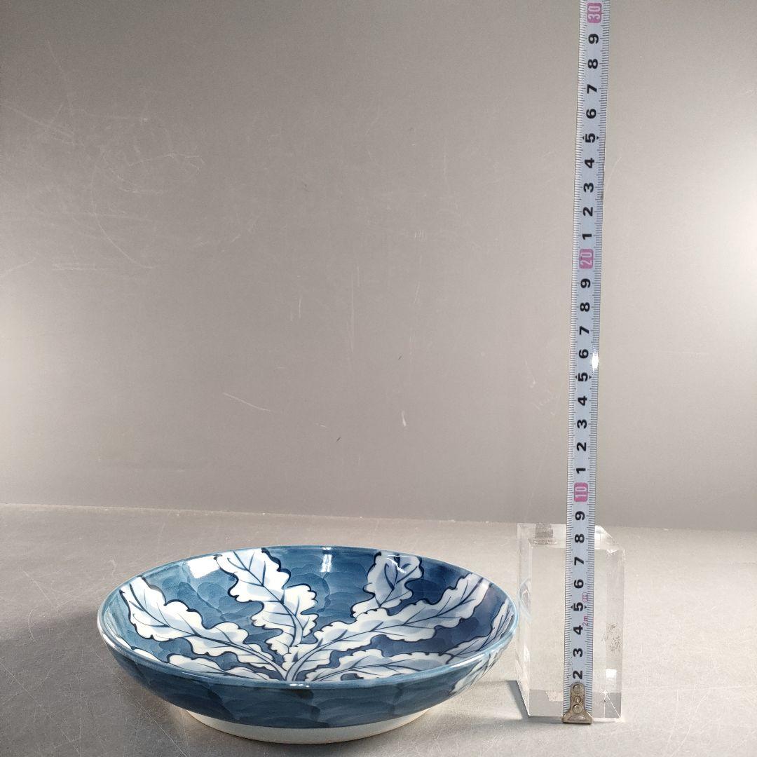 A1402-5/有田焼/源右衛門窯/染付根菜図銘々皿5客/飾皿/盛皿/懐石道具/