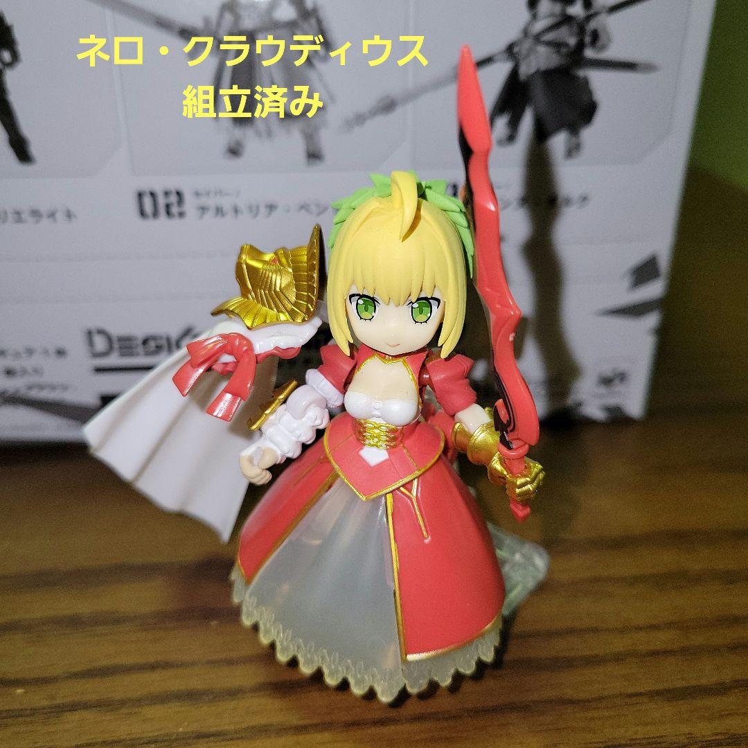 【新品・未開封】デスクトップアーミー FGO 第1弾 BOX　＋　【組立済】ネロ