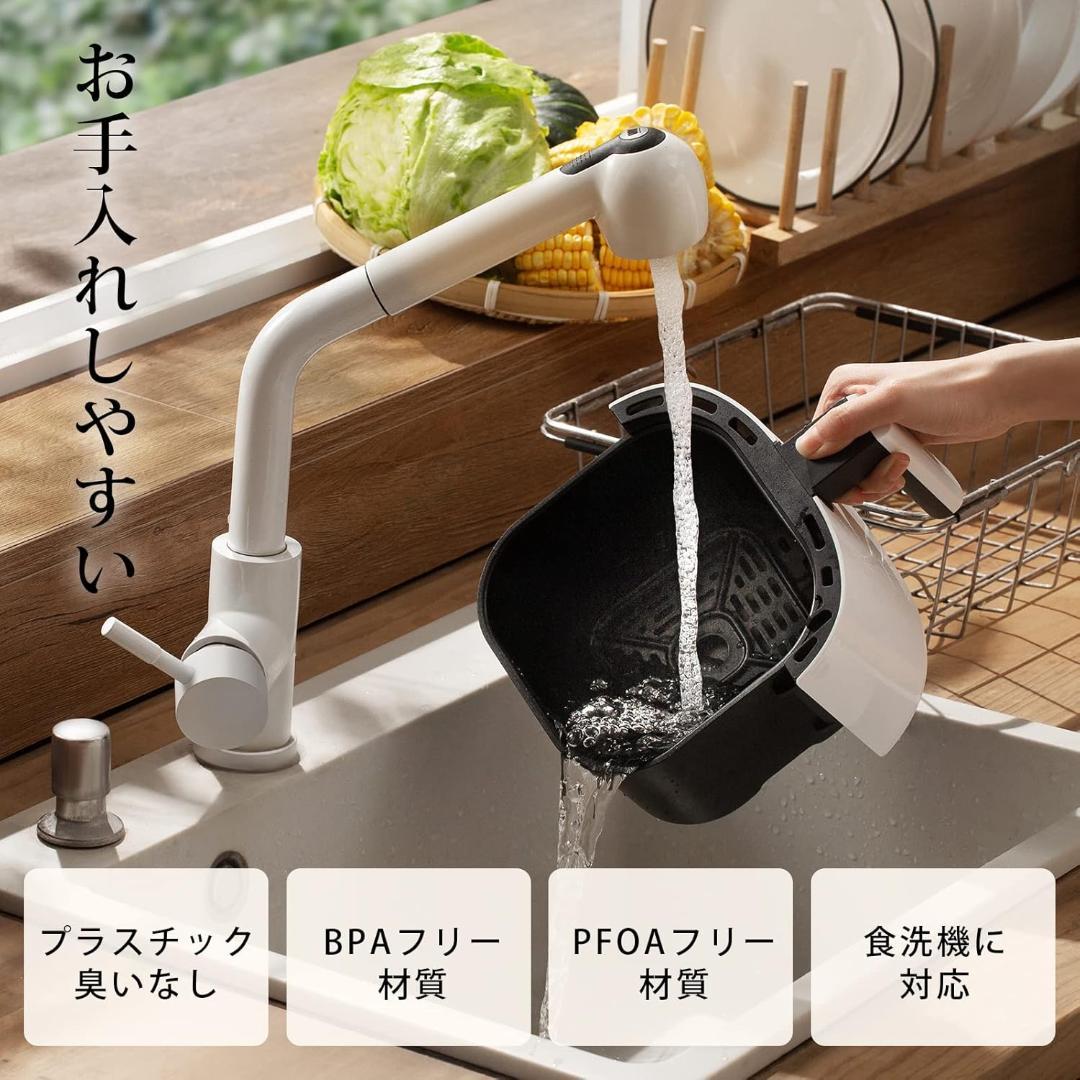 【ほぼ新品】COSORI ノンフライヤー 2L CAF-LI211-WJP