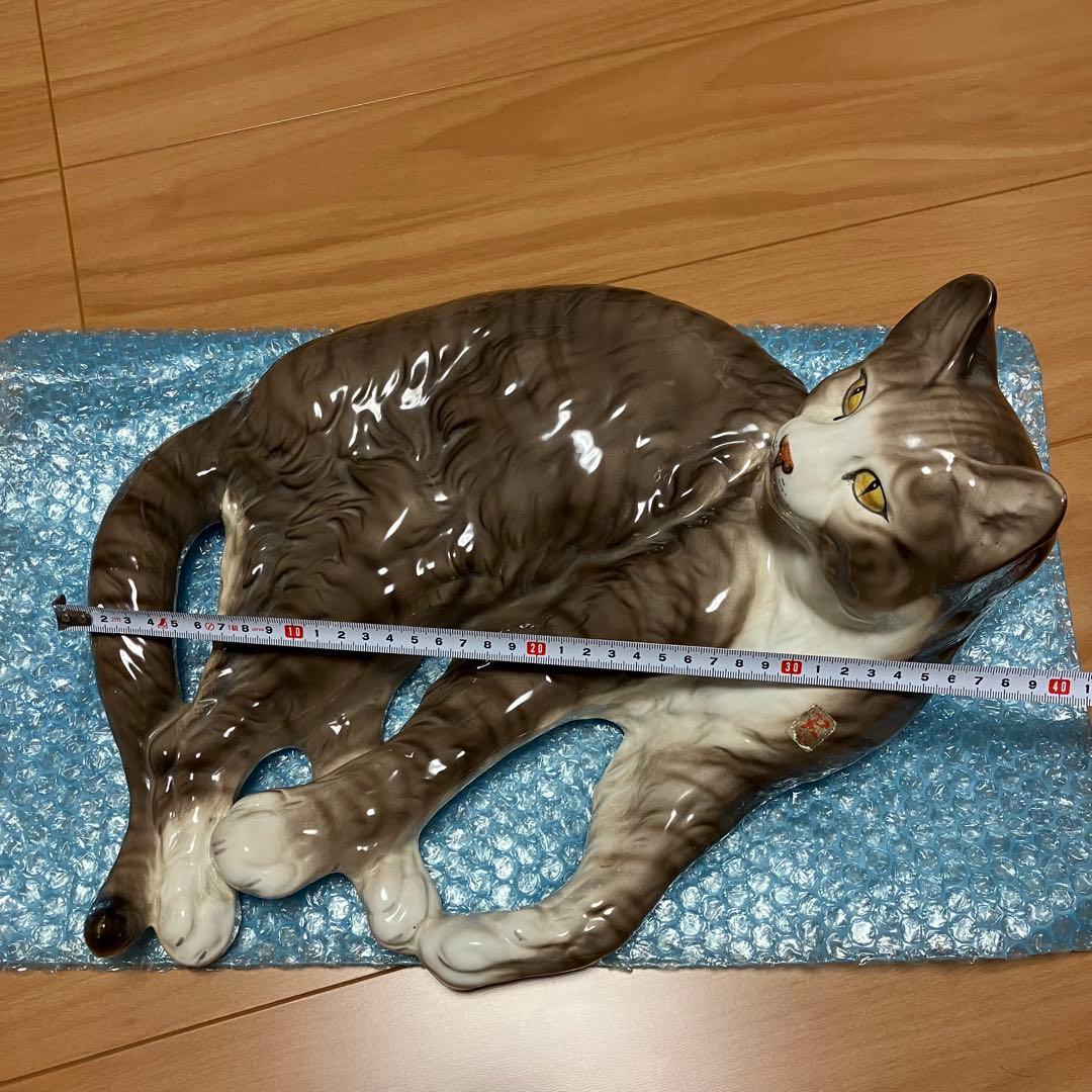 Ceramiche Ronzan 陶器製　イタリア製　猫　置物