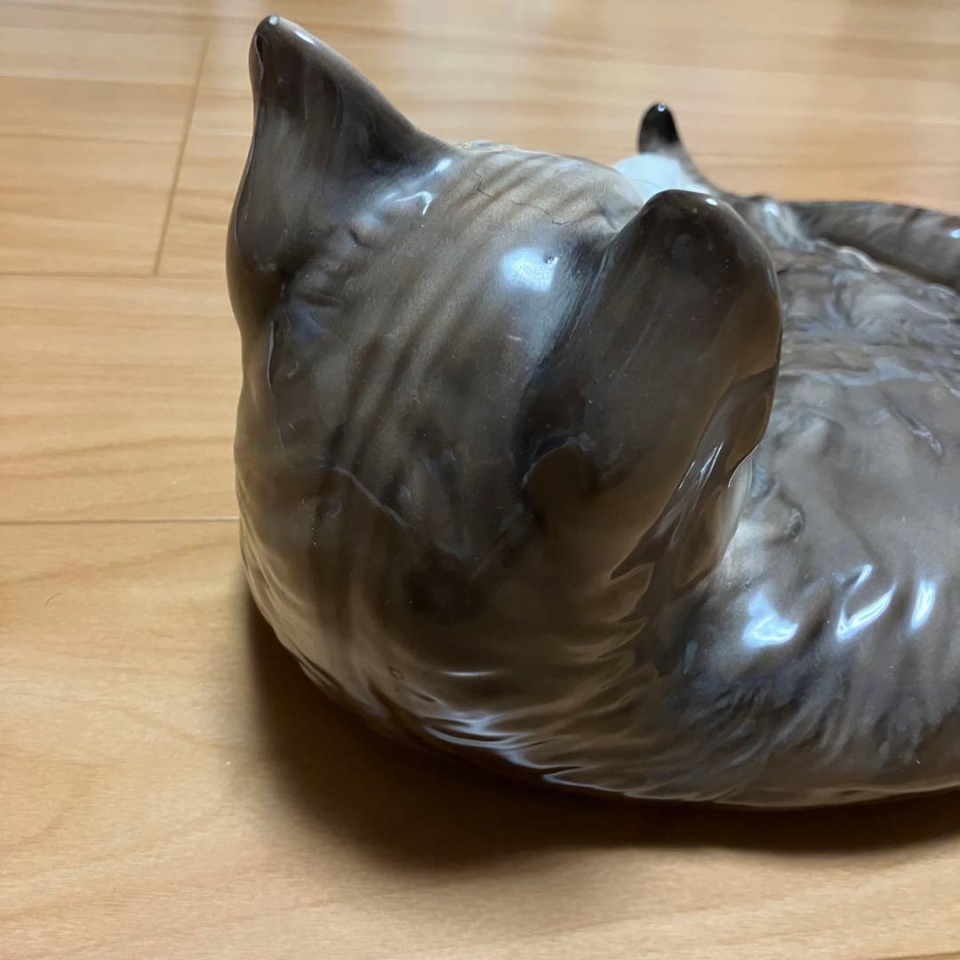 Ceramiche Ronzan 陶器製　イタリア製　猫　置物