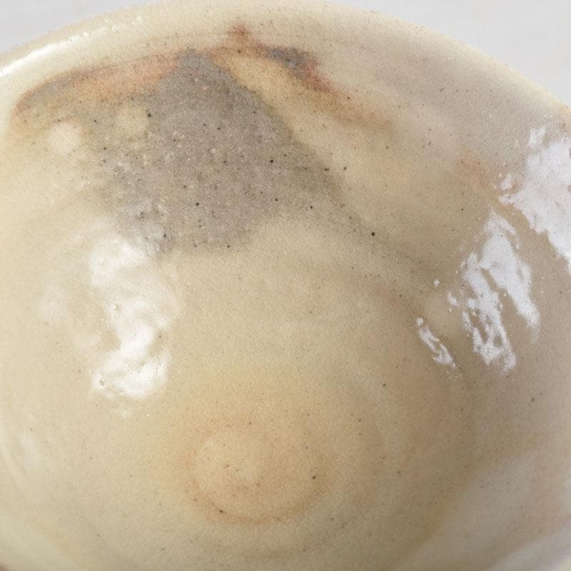 和食器　茶懐石　信楽焼　勝尾黎彦作　粉引　切高台　向付　五客　共箱　C　9016